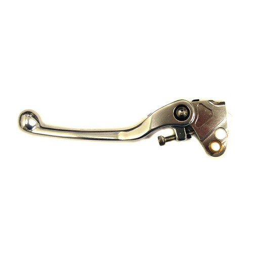 WHITES FOLDING CLUTCH LEVER SILVER - YAMAHA WR250/450F '03-06