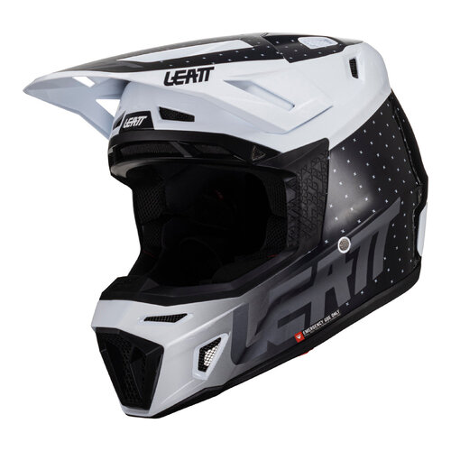 LEATT 24 HELMET KIT MOTO 8.5 V24 BLACK WHITE XS