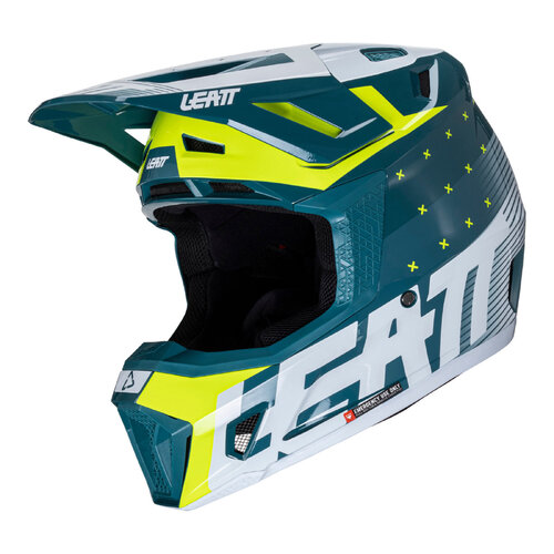 LEATT 24 HELMET KIT MOTO 7.5 V24 ACID FUEL XS