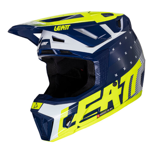 LEATT 24 HELMET KIT MOTO 7.5 V24 BLUE XS