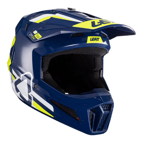 LEATT 24 HELMET MOTO 3.5 JUNIOR V24 BLUE YOUTH M