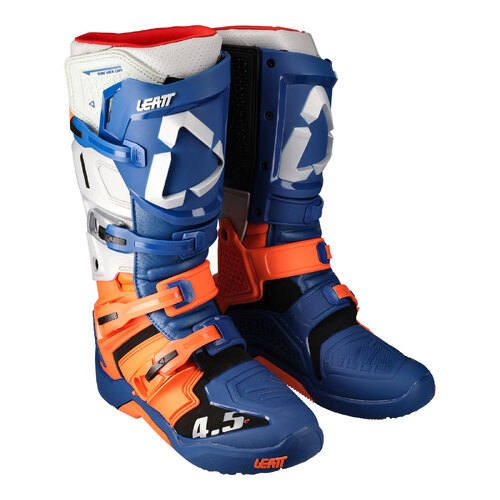 Leatt 4.5 Enduro Boot - Blue / Orange / Grey (US13-UK12)