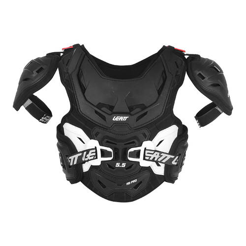 LEATT CHEST PROTECTOR 5.5 PRO JUNIOR HD BLACK WHITE