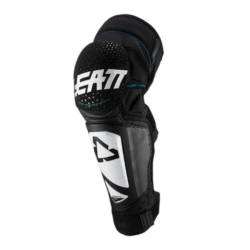 LEATT KNEE & SHIN GUARD 3DF HYBRID EXT WHITE BLACK S/M