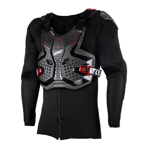 LEATT BODY PROTECTOR 3.5 JUNIOR BLACK RED L/XL
