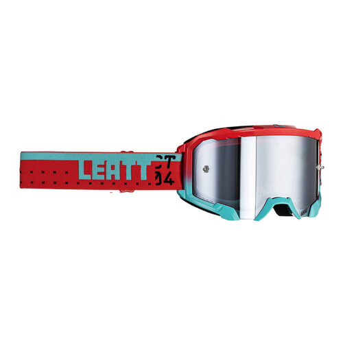 LEATT GOGGLE VELOCITY 4.5 FUEL IRIZ SILVER 50%