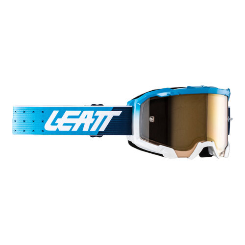 LEATT GOGGLE VELOCITY 4.5 IRIZ CYAN BRONZE ULTRA CONTRAST 68%