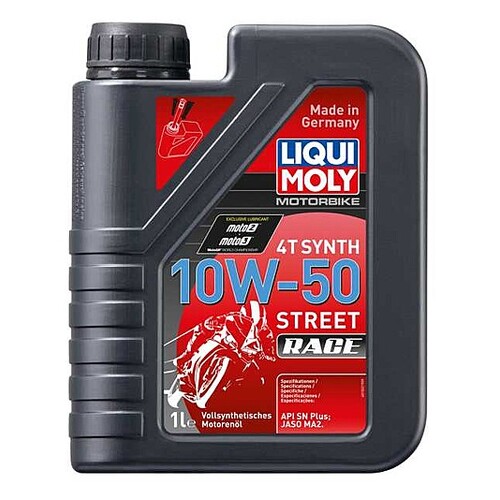 LIQUI MOLY Motorbike 4T Synthetic 10W-50 Street Race - 1L 
