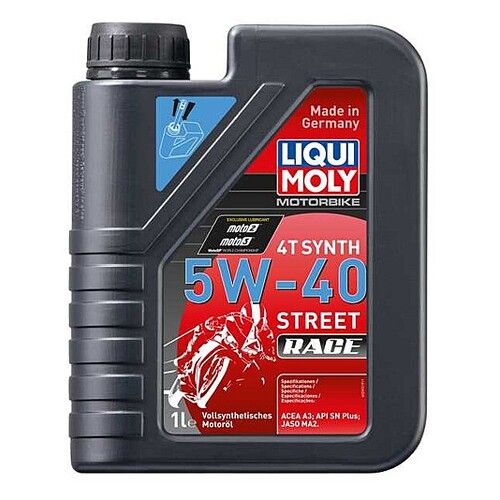 LIQUI MOLY Motorbike 4T Synth 5W-40 Street Race 1L