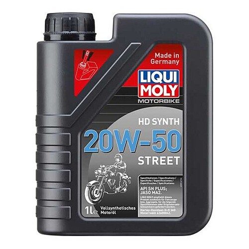 LIQUI MOLY Motorbike HD Synthetic 20W-50 Street - 1L 