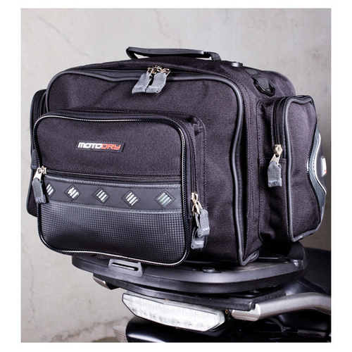 MOTODRY PLATINUM REARBAG (CRUISER / TAIL) BLACK 23L