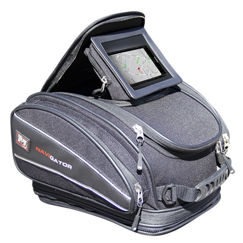 MOTODRY PLATINUM TANKBAG NAVIGATOR BLACK 27L EXPANDABLE