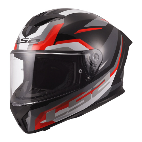 LS2 FF820 Rapid III Hyper Helmet Black Red M