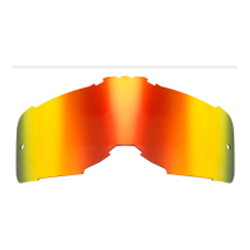LS2 AURA GOGGLE LENS - RED IRIDIUM
