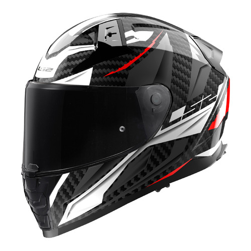 LS2 FF811 VECTOR IIC SAVAGE WHITE RED GREY XL