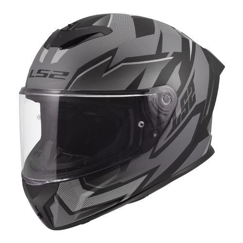 LS2 FF820 RAPID III XTREM BLACK GREY S
