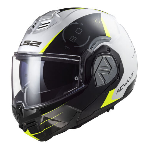 LS2 FF906 Advant Codex Helmet White Black S