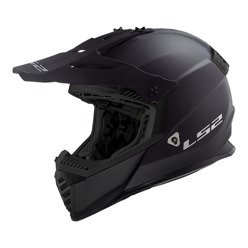 LS2 MX437 FAST EVO SOLID MATT BLACK XS
