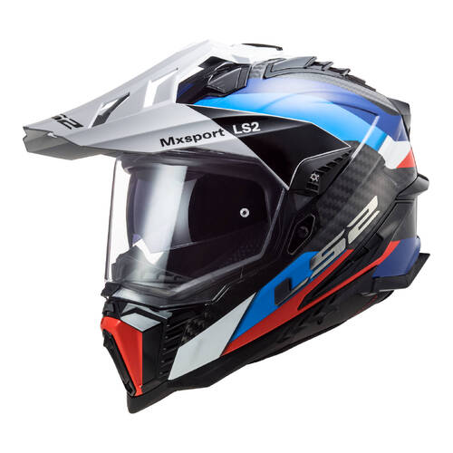 LS2 MX701 EXPLORER CARBON FRONTIER BLACK BLUE XXL