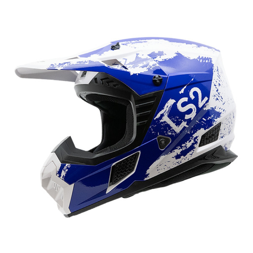 LS2 MX706J COZ HYDE JUNIOR HELMET BLUE WHITE 06 S