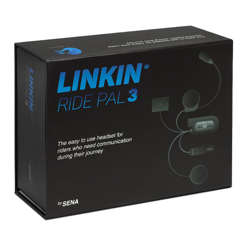 LS2 LINKIN RIDEPAL 3 BLUETOOTH INTERCOM BY SENA, SINGLE