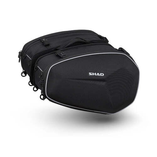 SHAD E48 SEMI RIGID PANNIER EXPANDABLE SADDLEBAGS