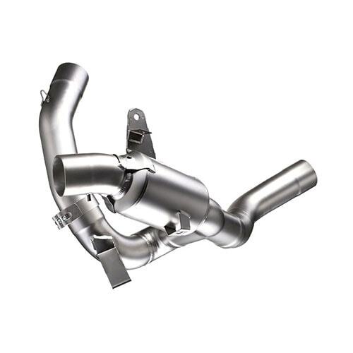 LEO VINCE LINK PIPE (CAT ELIM.) STAINLESS M'STRADA 1200/S '10-14 (orig. & LV slip-on) (fits w orig. c stand)