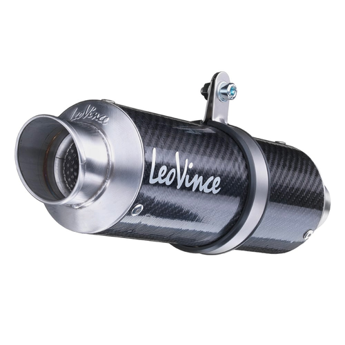 LEO VINCE SLIP-ON CARBON GP CORSA MUFFLER CB500F / CBR500R '13-15 / CB500X '13-16 (NOT w orig. center stand)