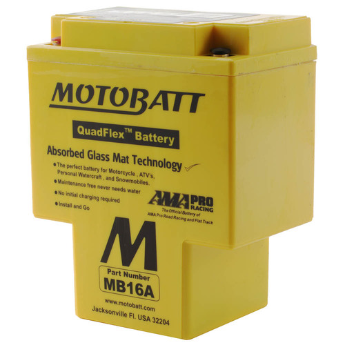 MOTOBATT BATTERY QUADFLEX AGM - MB16A
