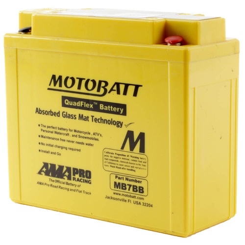 MOTOBATT BATTERY QUADFLEX AGM - MB7BB