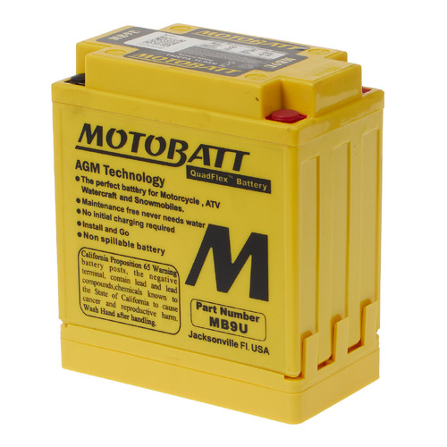 MOTOBATT BATTERY QUADFLEX AGM - MB9U