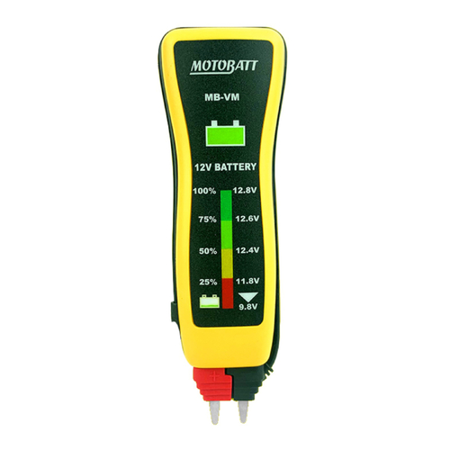 MOTOBATT TESTER 12V VOLTMETER POCKET