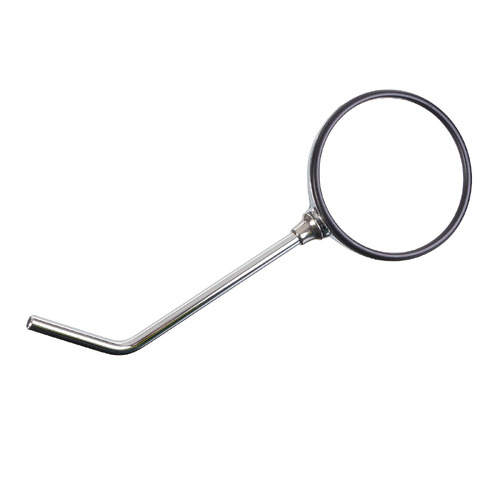 WHITES LEFT MIRROR 10MM CHROME - BMW F650 CS 01-05