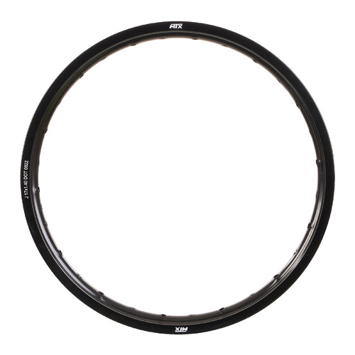 MTX RIM 7075 T6 ALLOY - 17 X 1.40 28H BLACK