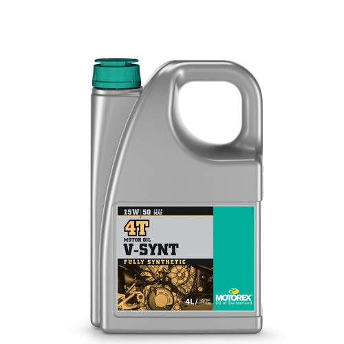 Motorex V-Synt MC 4T 15W50 Engine Oil - 4L