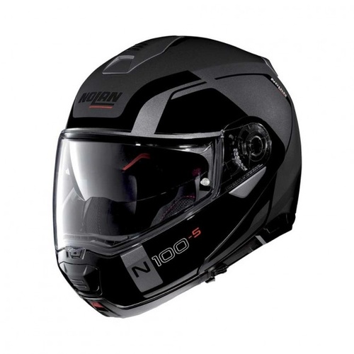 NOLAN N-1005 FLIP-UP ROAD HELMET - CONSISTENCY FLAT GRY/BLK S
