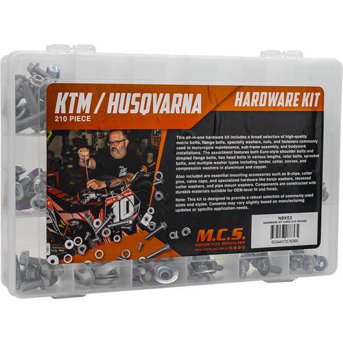 MOTORCYCLE SPECIALTIES HARDWARE KIT EURO - NBKE2