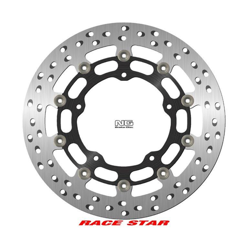 NG Race Star Premium Floating Heat Treated Racing Rotor - NG1058ZG