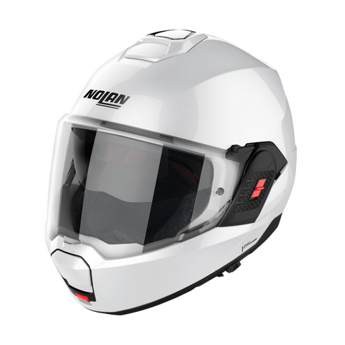 NOLAN N120-1 FLIP OVER CLASSIC METAL WHITE 5 XS