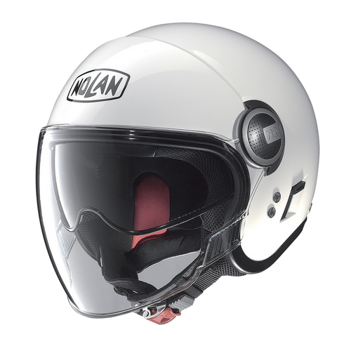 NOLAN N21 VISOR OPEN FACE CLASSIC METAL WHITE 5 XS