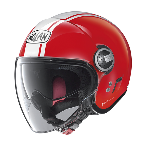 NOLAN N21 VISOR OPEN FACE DOLCE VITA RED WHITE 96 XS