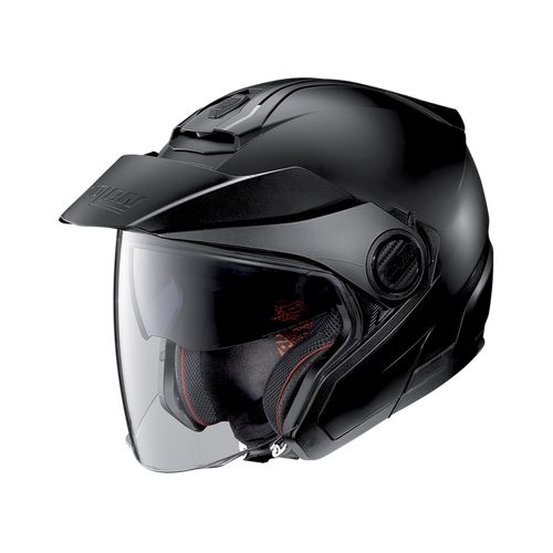 NOLAN N40-5 OPEN FACE + PEAK CLASSIC FLAT BLACK 10 M