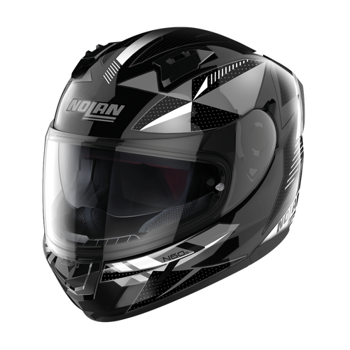 NOLAN N60-6 FULL FACE WIRING BLACK SILVER WHITE 73 XS