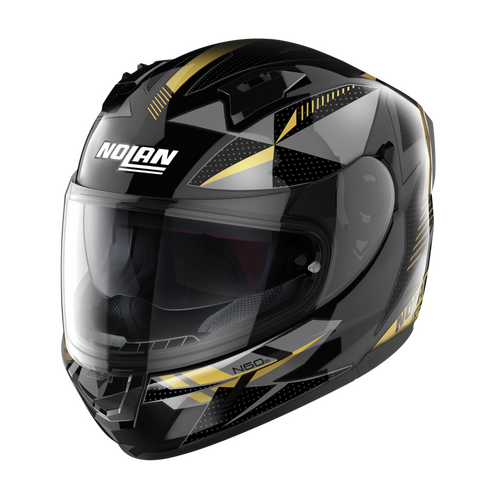 NOLAN N60-6 FULL FACE WIRING BLACK SILVER GOLD 75 XXS
