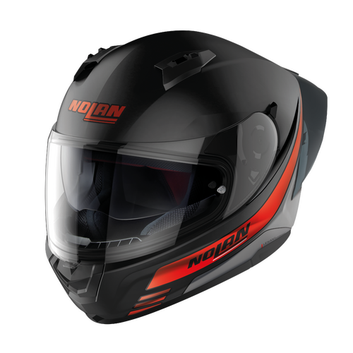 NOLAN N60-6 SPORT FULL FACE OUTSET FLAT BLACK RED 21 XS