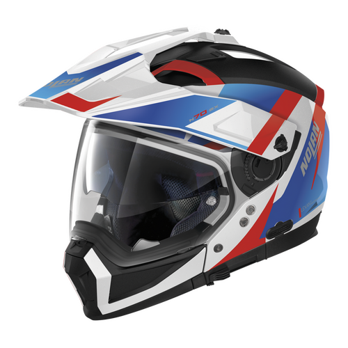 NOLAN N70-2 X ADVENTURE SKYFALL WHITE BLUE RED 60 XXS