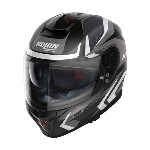 NOLAN N80-8 FULL FACE RUMBLE FLAT BLACK GREY WHITE 58 XXS