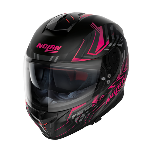 NOLAN N80-8 FULL FACE TURBOLENCE FLAT BLACK PINK 79 XXS