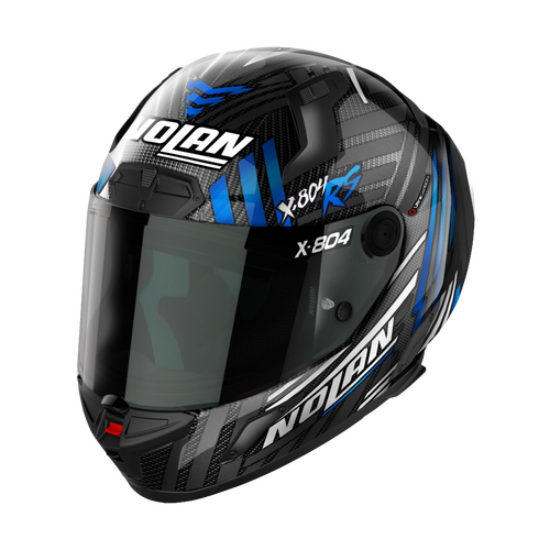 NOLAN X-804 RS FULL FACE SPECTRE CARBON BLUE CHROME 20 XS