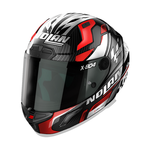 NOLAN X-804 RS FULL FACE MOTOGP CARBON RED WHITE 22 XS